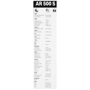 Купить дворники Bosch AR500S