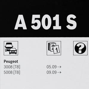 Купить дворники Bosch A501S