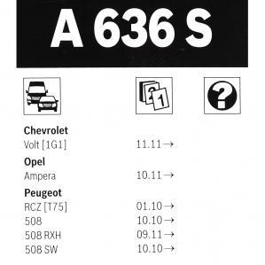 Купить дворники Bosch A636S