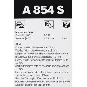 Купить дворники Bosch A854S